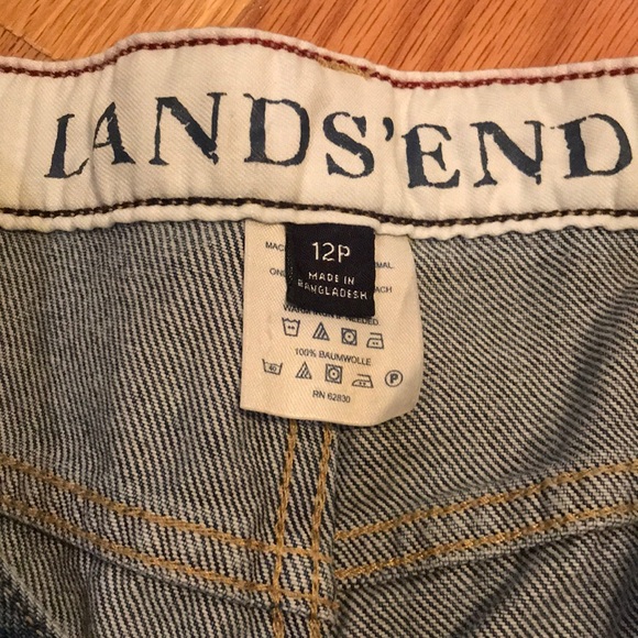 Lands end 12 petite blue jeans - Picture 5 of 5